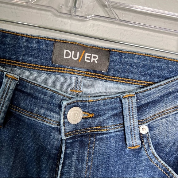 DU/ER Jeans Mens 34X32 L2X Relaxed Tapered Super Flexible Quick Dry H - Picture 2 of 10